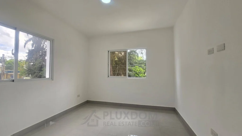 Habitación secundaria de un apartamento en venta en Puerto Plata, República Dominicana.