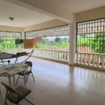 área social de una casa en venta en Puerto Plata, República Dominicana.