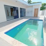 Piscina de una casa en venta en Puerto Plata, República Dominicana.