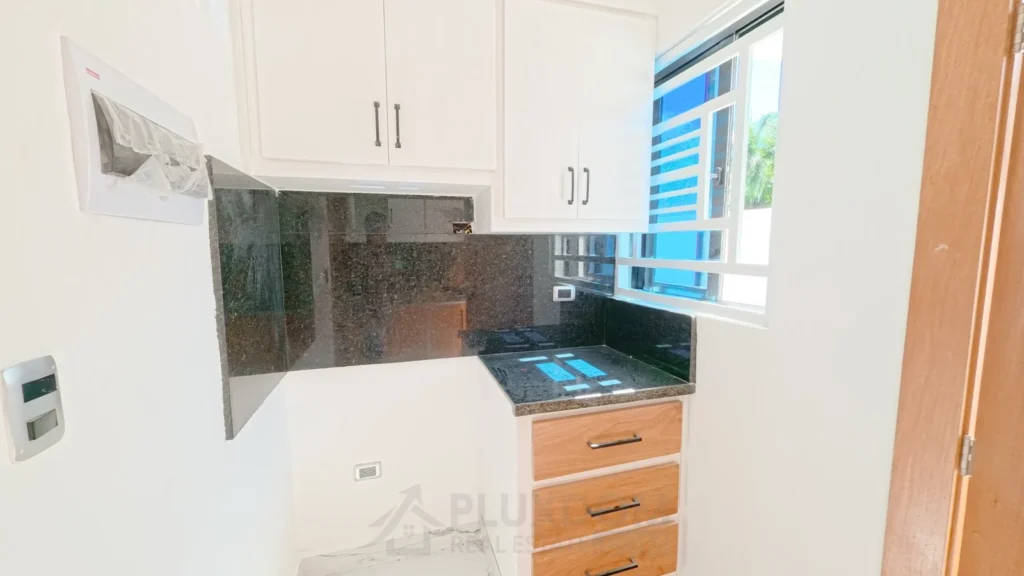 Cocina de una casa en venta en Puerto Plata, República Dominicana.