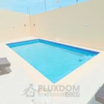 Piscina de una villa en venta en Puerto Plata, República Dominicana.