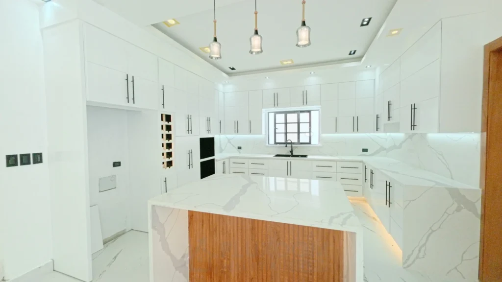 Cocina de una villa en venta en Puerto Plata, República Dominicana.