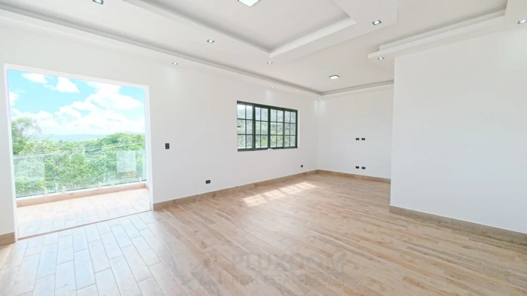 Gimnasio de una villa en venta en Puerto Plata, República Dominicana.