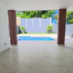 área social de una villa en venta en Puerto Plata, República Dominicana.