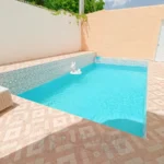 Piscina de una villa en venta en Puerto Plata, República Dominicana.