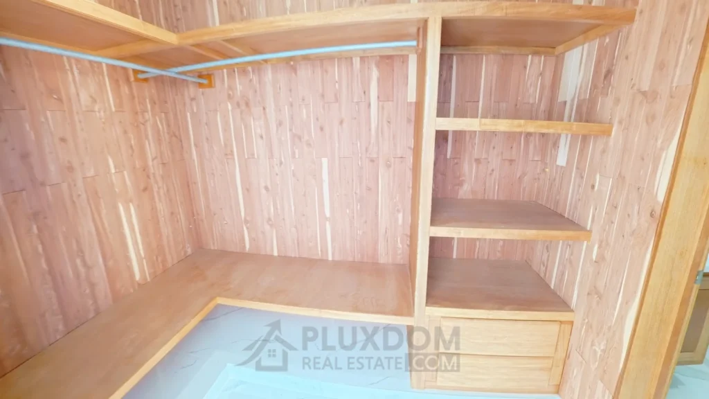 Closet principal de una villa en venta en Puerto Plata, República Dominicana.