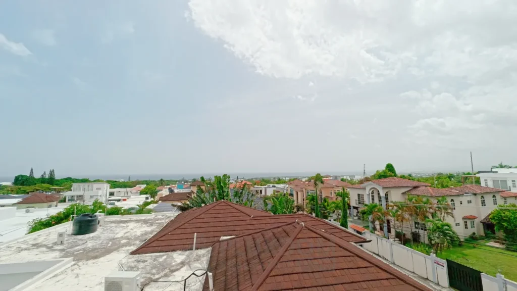 Vista al mar de una villa en venta en Puerto Plata, República Dominicana.