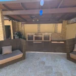 área social de una villa en venta en Puerto Plata, República Dominicana.